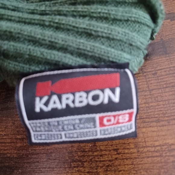 Moosehead Karbon Green Ribbed Beanie Toque Winter Hat Wool Blend 🫎 🍺 - Picture 6 of 7